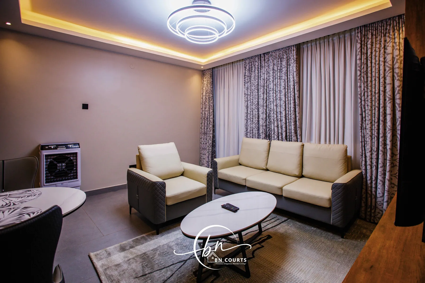 BN Courts apartment living room